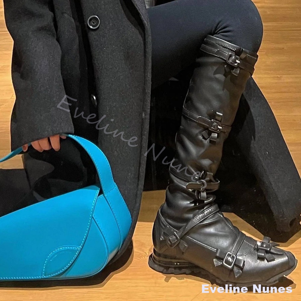 Czarne botki damskie ze szpicz – Leather Classic Strap recenzja i cena