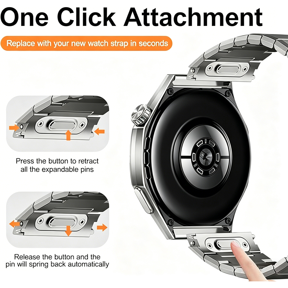 Oryginalny pasek tytanowy do H – Titan Smartwatch Accessories recenzja i cena